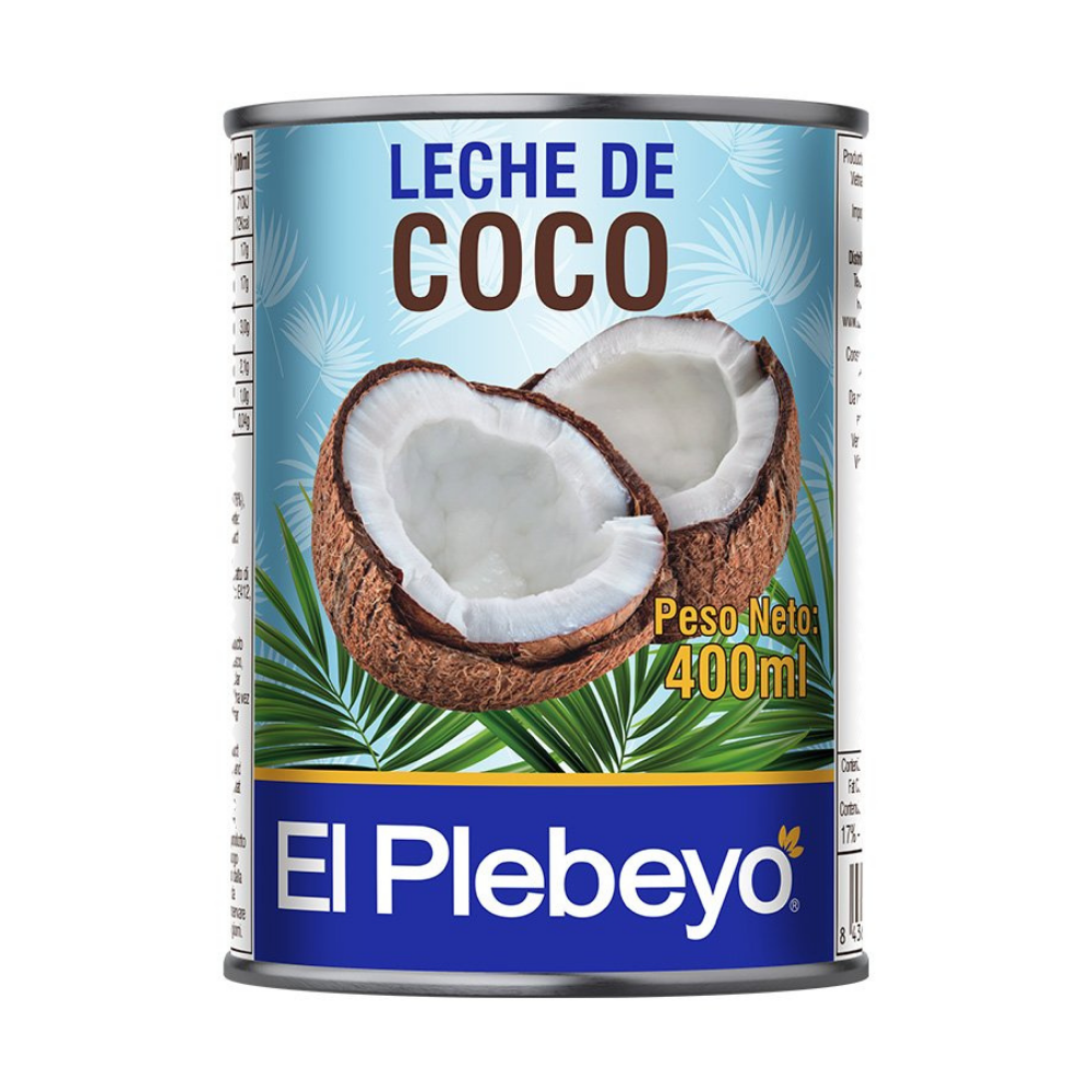 Leche de Coco El Plebeyo 425ml